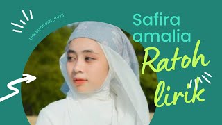 RATOH  SAFIRA AMALIA LIRIK [upl. by Zzabahs]