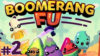 Boomerang Fu  2  Golden Boomerang amp Team Modes 4 Player Gameplay [upl. by Castor565]