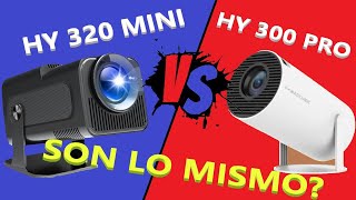 PROYECTOR HY 320 MINI VS HY 300 PRO ¿SON LO MISMO [upl. by Smaoht]