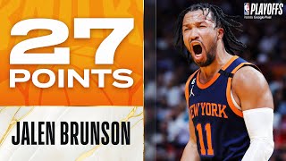 Jalen Brunson Scores 27 Points In Knicks Game 1 Win  April 15 2023 [upl. by Adamina]