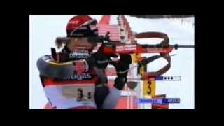 BiathlonWM Antholz 2007 StaffelGold für deutsche Frauen Teil 2 [upl. by Harmonia373]