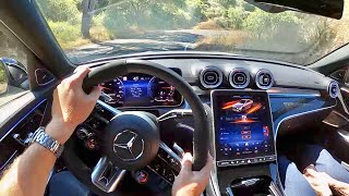 2024 MercedesAMG C63 S E Performance  POV Canyon Drive Binaural Audio [upl. by Eicart623]