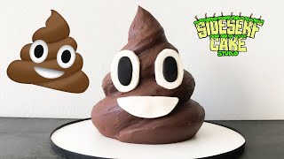 How to Make an Easy Poo Emoji CAKE [upl. by Selina]