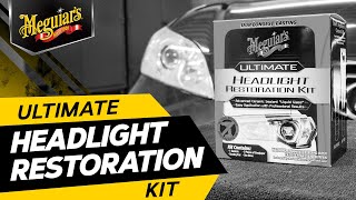 Meguiars Ultimate Headlight Restoration Kit  All in One Kit for Easy Headlight Restoration [upl. by Beesley842]