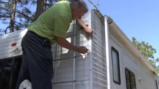 How To Reseal RV Corner Molding [upl. by Erotavlas]