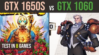 GTX 1650 Super vs GTX 1060 6GB test in 8 games  1080p [upl. by Adlez610]