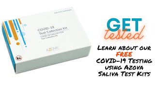 Get to Know the Azova COVID19 Saliva Test Kit [upl. by Kafka]