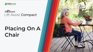 SitnStand Lift Assist Compact  Placing On A Chair  Aidacare [upl. by Mure]