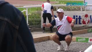 Europétanque  Michel Loy rayonne en bleublancrouge [upl. by Diandre]