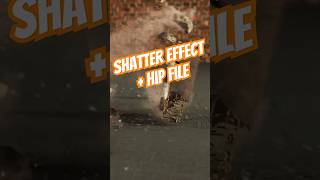 Concrete Barrier Shatter Effect  Houdini RampD Breakdown houdinifx houdini houdini3d [upl. by Etteyniv]