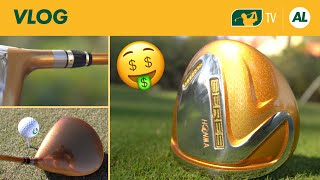 THE GOLF DRIVER THATS MADE OF GOLD [upl. by Myrwyn]