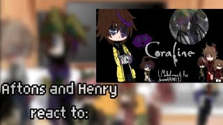 Aftons and Henry react to Michael meet his second family Aftons Gacha FNaf Emily MyAu [upl. by Kavita]