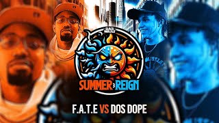 FATE VS DOS DOPE  BAR WARS  RAP BATTLE [upl. by Ruskin]