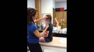 Goniometry Cervical flexion amp extension Dr Bryan  Physical Therapist [upl. by Leafar]