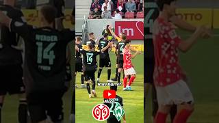 Rote Karte  🤬 redcards mainz05 werderbremen [upl. by Ybeloc123]