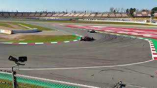 Formule 1 wintertest dag 2 Alfa Romeo Mercedes en Red Bull [upl. by Renrut483]