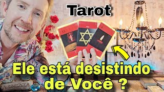 Ele está desistindo de você  O Que ele pretende  Como ele está em relação a você hoje Tarot de hj [upl. by Isied]