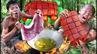 Cook Pork Belly  Cooking For Food Eating Delicious [upl. by Legin]