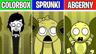 SPRUNKI MOSTAZA Colorbox VS Sprunki VS Abgerny TODAS LAS MUSTARD Versions [upl. by Eveineg720]