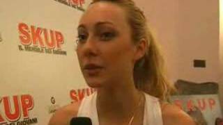 Sanremo 2008 intervista a Cristel Carrisi [upl. by Lankton822]