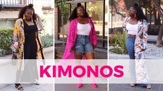 HOW TO STYLE KIMONOS TEN WAYS LOOKBOOK [upl. by Enovi]