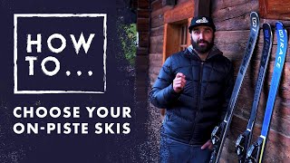 How to choose your onpiste skis  Salomon HowTo [upl. by Guzel]