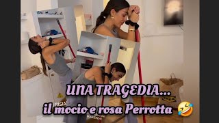 rosa Perrotta VS mocio UNA TRAGEDIA🤣😅 [upl. by Hennahane]