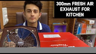 Unboxing amp Test of Khaitan Fresh air Exhaust Fan for Kitchen  Electrical Unboxing [upl. by Hilten413]