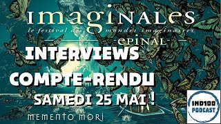 Imaginales 2024  Les Interviews du Samedi 25 mai [upl. by Ikkela]