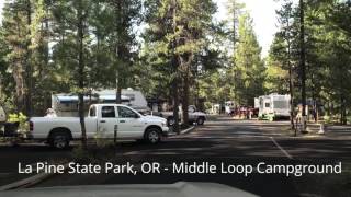 La Pine State Park Middle Loop Campground [upl. by Dera]