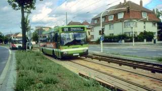 Spurbus  Strassenbahn Mannheim [upl. by Markland]