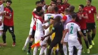 La vidéo de la bagarre dans le couloir des vestiaires entre les joueurs des 2 équipesEgypteMaroc [upl. by Darnell]