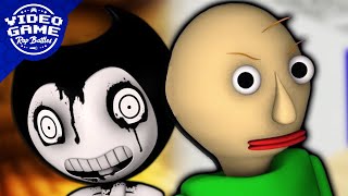 Baldis Basics vs Bendy and the Ink Machine  Video Game Rap Battle SFM [upl. by Terrilyn]