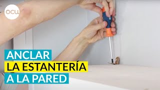 👩‍🔧 Cómo anclar la estantería a la pared ✅ MUEBLESSEGUROS EN CASA [upl. by Nirual]