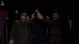 SHAKTI Wins Best Global Music Album For “THIS MOMENTquot  2024 GRAMMYs Acceptance Speech [upl. by Menon]