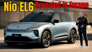 Nio EL6 Electric SUV Revealed In Europe [upl. by Nauqal213]