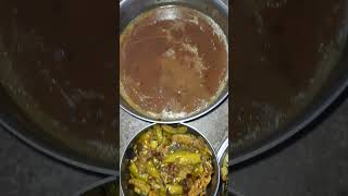 dal sabji muli ki sabji chawal youtubeshorts recipe cookedfood [upl. by Allwein]