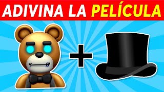 Adivina la PELÍCULA por los EMOJIS 🎬🧸🍿  Mario Barbie Miraculous Freddy Fazbear [upl. by Yrahcaz]