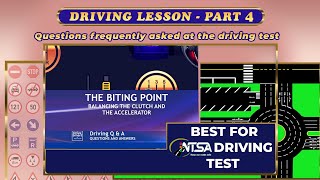 DRIVING LESSON PART 4 QUESTIONS TO EXPECT AT THE DRIVING TEST [upl. by Publea]