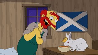 Simpsons  Groundskeeper Willie Loves His Pet Bunny [upl. by Renato]