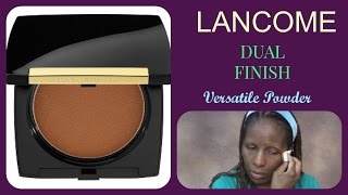 Lancome Dual Finish Versatile Powder Review [upl. by Ybbob]