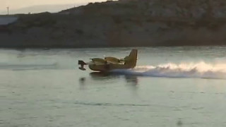 Canadair CL415 water bombers and idiots with boats [upl. by Anabelle225]