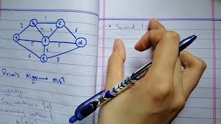 How to find the minimum spanning tree using Prims Algorithm  DSA  Easy Explanation [upl. by Wyndham]