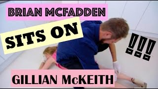 BRIAN McFADDEN SITS ON GILLIAN McKEITH [upl. by Theodore]