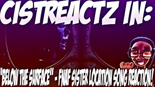 quotBelow The Surfacequot  FNAF SISTER LOCATION SONG REACTION  DEEP UNDERGROUND [upl. by Montana]