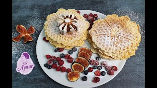 Das Beste Waffel Rezept aller Zeiten I Grundrezept für leckere Waffeln [upl. by Santini]