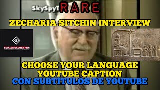 RARE ZECHARIA SITCHIN INTERVIEW CHOOSE YOUR LANGUAGE SUB YOUTUBE CAPTION ZECHARIA SITCHIN NIBIRU [upl. by Kciredor]