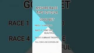 Mysore race tips short tips good tips 101024 [upl. by Kosaka879]