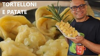 TORTELLONI con le PATATE ricetta dei ravioli e tortelloni con le patate [upl. by Trovillion529]