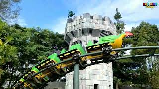 DRAGONS APPRENTICE MAIN ROLLER COASTER NAGA LEGOLAND MALAYSIA JOHOR BAHRU THEME PARK LEGO LAND [upl. by Aicre]